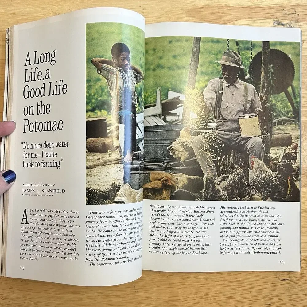 National Geographic October 1976 Potomac River Edmonton Tahiti Canoe Florida
